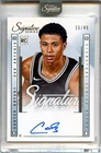 2025 Panini Carter Bryant Dual Autographs (/25) (Raw)