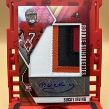2024 Phoenix Bucky Irving Rookie Silhouettes Bronze 10/33 RC Auto 4 Color