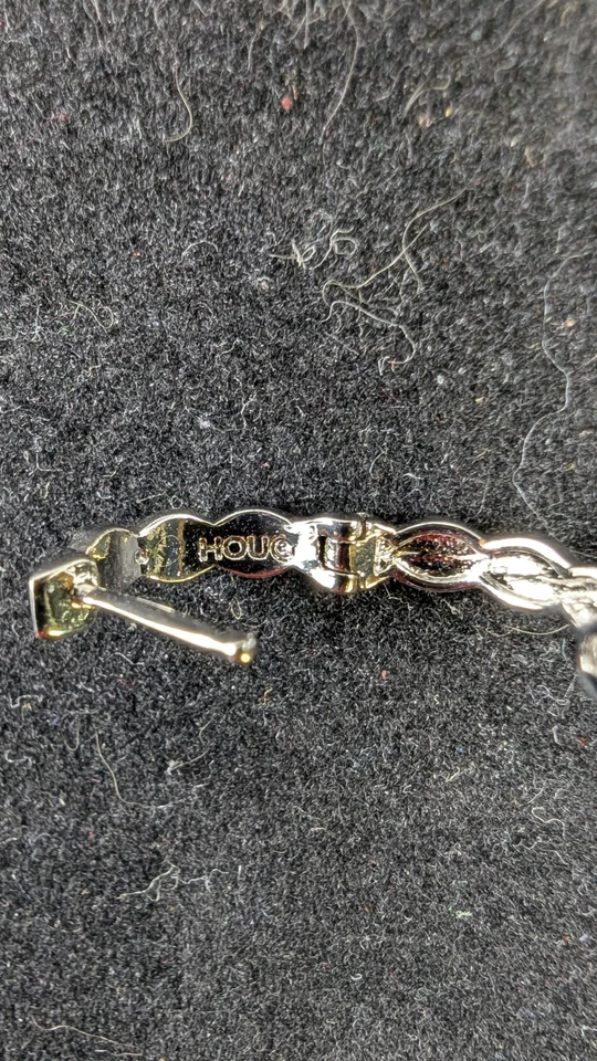 Pendientes de aro House of Harlow (HOUG) tono plata - blanco y negro... Foto 4 de 4