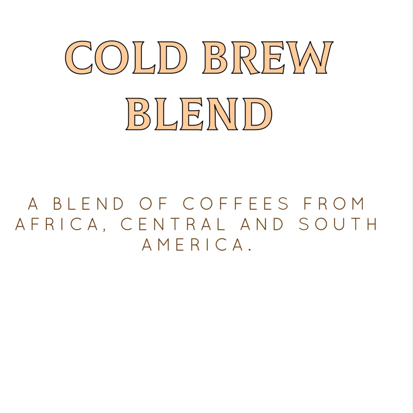 Cold Brew | Dark Specialty Arabica Roast | Fresh Roasted | Desert Fox Coffee
