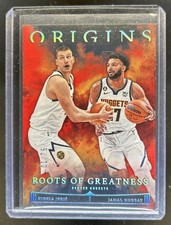 2022-23 Panini Origins Nikola Jokic Jamal Murray Roots of Greatness Red #/75