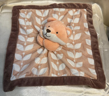 CARTER'S Fox Security Blanket Lovey Brown Cream Kids Preferred 2016