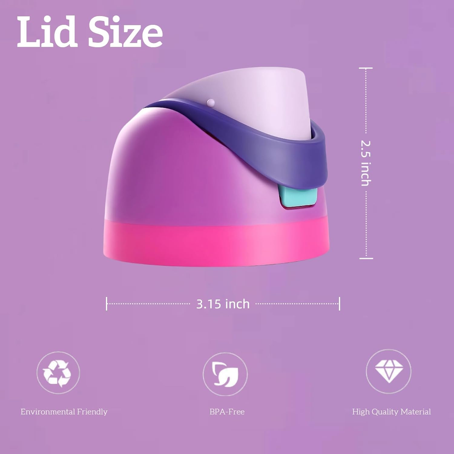 Lid Replacement for Owala Freesip, Compatible with Owala Cup 24Oz 32Oz 40Oz 16Oz