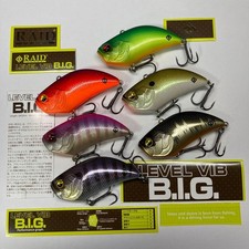 RAID JAPAN Level Vibe BIG 6 Set Fishing Lures Hard Baits Near Mint