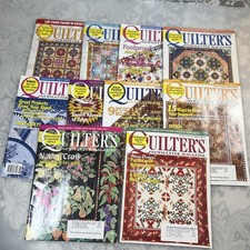 Vintage Quilters Newsletter Magazine 2006 Complete Year Lot Of 10