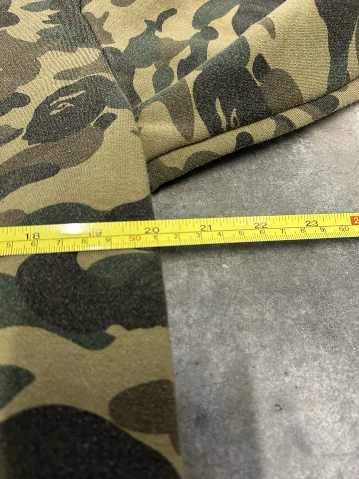 BAPE GREEN 1st CAMO Authentic Signature Longsleeve Shirt Size Xl - Image 3 of 4