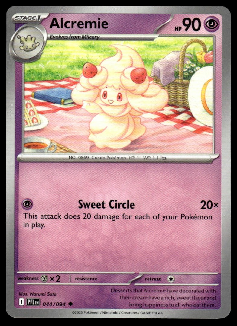 Pokemon Phantasmal Flames #044/094 Alcremie