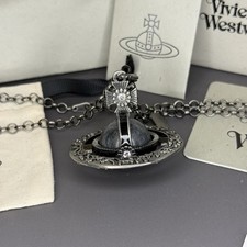 Vivienne Westwood Orb Large Japan Granite Necklace WITH BOX