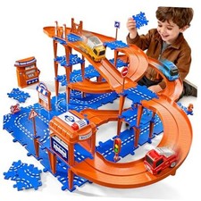 Toddler Toys for 3 4 5 6 Year Old Boys Kids Girls, 96 Pcs Puzzle Track 96PCS