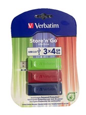 Verbatim 4GB Store 'n' Go - USB Flash Drives, 3 pk