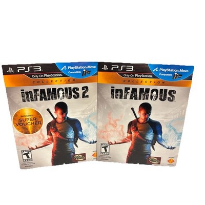 inFamous Collection 1 & 2 Sony PlayStation 3 PS3 Pack In Cardboard Sleeves NEW