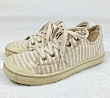 Keen Elsa IV 1023159 Womens SZ 8 Beige Canvas Lace Up Lifestyle Sneakers Shoes