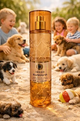 BATH & BODY WORKS HELLO HAPPINESS FRAGRANCE MIST BODY SPRAY 8 FL