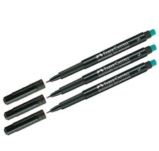 Faber Castell 152399 Permanent Marker - Black - S