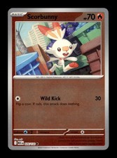 Scorbunny 026/132 Common Mega Evolution Pokemon Reverse Holo Near Mint