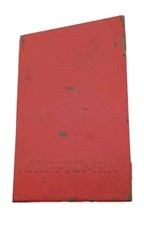 Vintage Craftsman Drill Index Storage Red Case Only 1/16 - 1/2 Professional