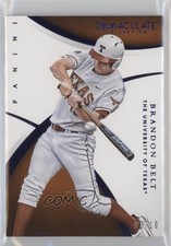 2015 Panini Immaculate Collegiate Blue 2/10 Brandon Belt #18 ni4