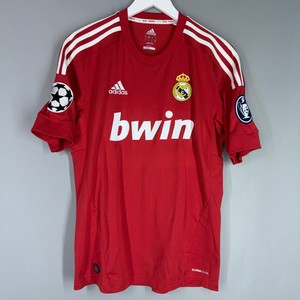 Maillot Real Madrid 2011/2012 Troisième Kit - Manches Longues, Taille L, Occasion, Marque Adidas