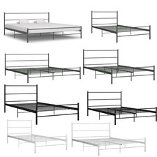 Bettgestell Metallbett Bett Schlafzimmerbett Modernes Doppelbett mehrere Auswahl