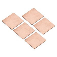 5 Set Heatsink Copper Shim 0.8mm with Thermal Conductive Tape for Computer