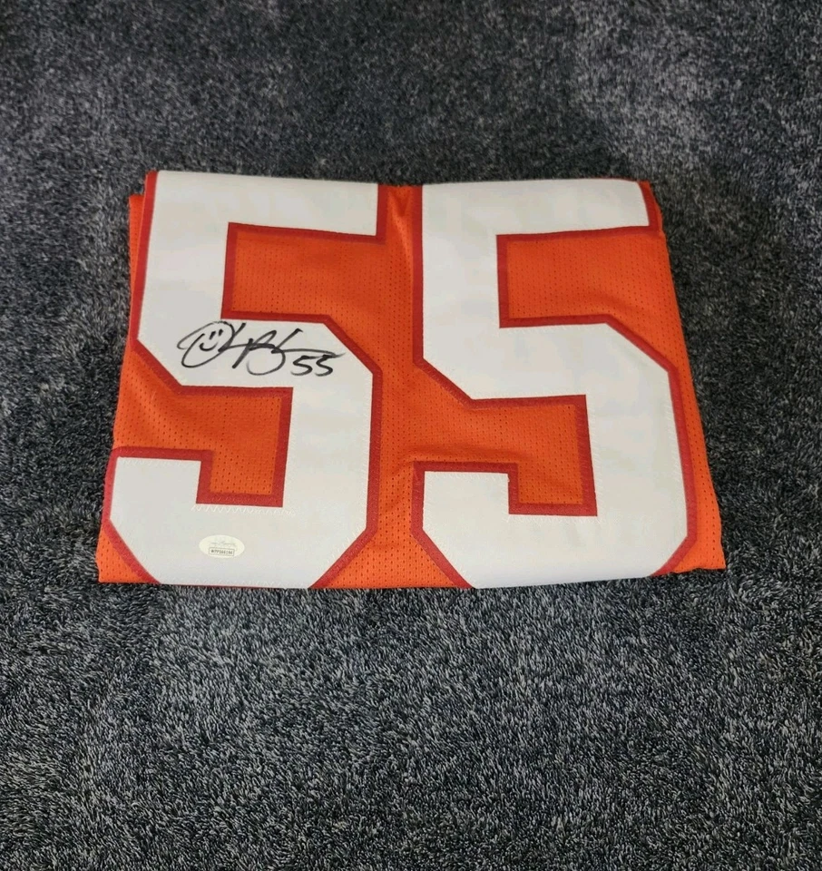 Derrick Brooks Hand Signed Throwback Creamsicle Jersey - Tampa Bay Buccaneers - Image 2 of 4