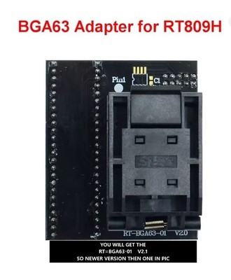 RT-BGA63-01 V2.1 EMMC NW267 Adapter For RT809H Programmer