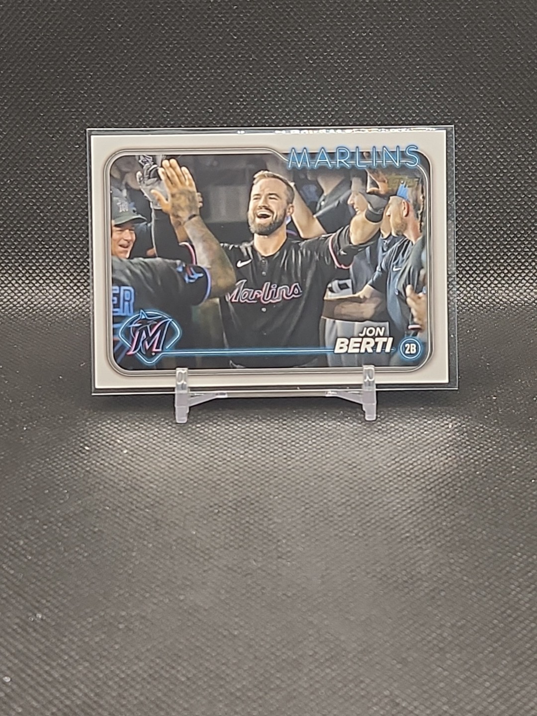 2024 Topps Series 2 - Jon Berti #524 golden mirror case hit marlins
