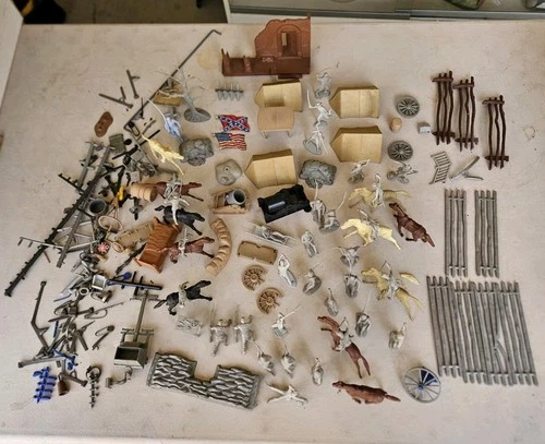 Vintage Marx Giant Battle of the Blue & Gray Civil War Playset