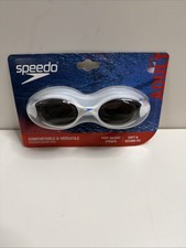 Speedo Adult Hydrofusion PRO Swim Goggles w/ Antifog UV Lenses NEW