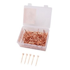 250Pcs De Fer à Cheval De Clous De Cuivre Plaqué Inoxydable Matériel D'Équita