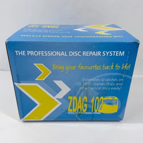 Zdag 102 Professional Disc Repair Machine For CD/DVD/Video Game Discs NEW