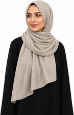 Lightweight Cotton Linen Feel Scarf Shawl Wrap Hijab for Women, Travel Fall Wint
