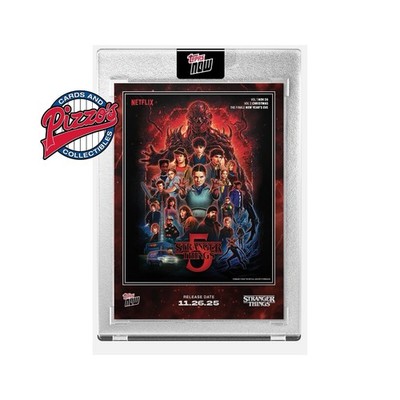 2025 Stranger Things Topps NOW Card STRA Movie Poster Encased In