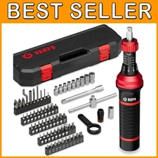 Precision 1/4" Torque Screwdriver Set - 64 Pieces