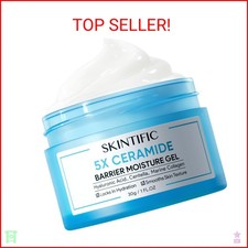 SKINTIFIC Face Moisturizer with 5X Ceramides, Hydrating Moisture Barrier Repair