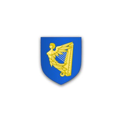 Aufkleber/Sticker Ireland Republik Irland Harfe Englisch Dublin 6x7cm A2089