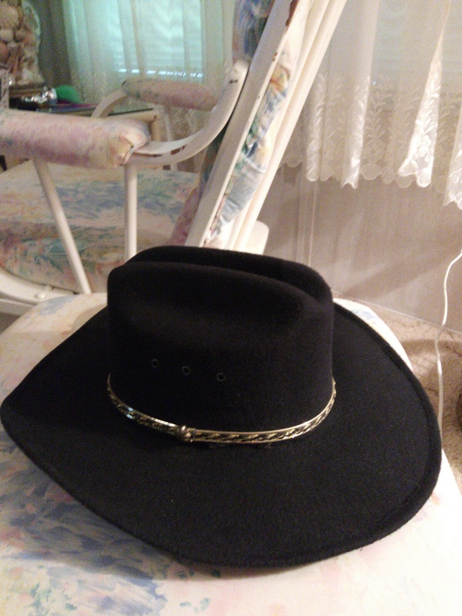 Mexican caboy hat used good condition NIce Used Guerrero Mexican Palm Cowboy Hat Size 6 7/8 main image 2
