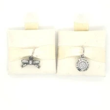 Pandora 925 #390357cz Sparkling Bow 390359cz Signature dangle pendant charm New