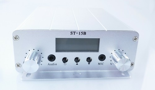 15W stereo PLL FM transmitter broadcast Wireless audio broadcasting ChristmasI - Picture 3 of 14
