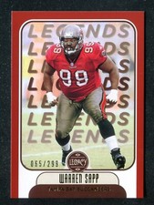 2021 Panini Legacy Red #108 Warren Sapp /299 Tampa Bay Buccaneers