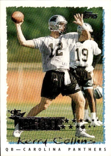 1995 Topps #224 Kerry Collins RC Carolina Panthers Football