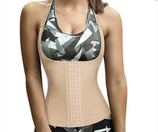 Women’s Waist Trainer Tummy Control Body Shapewear Beige Tank Tops, 3XL(US 18)