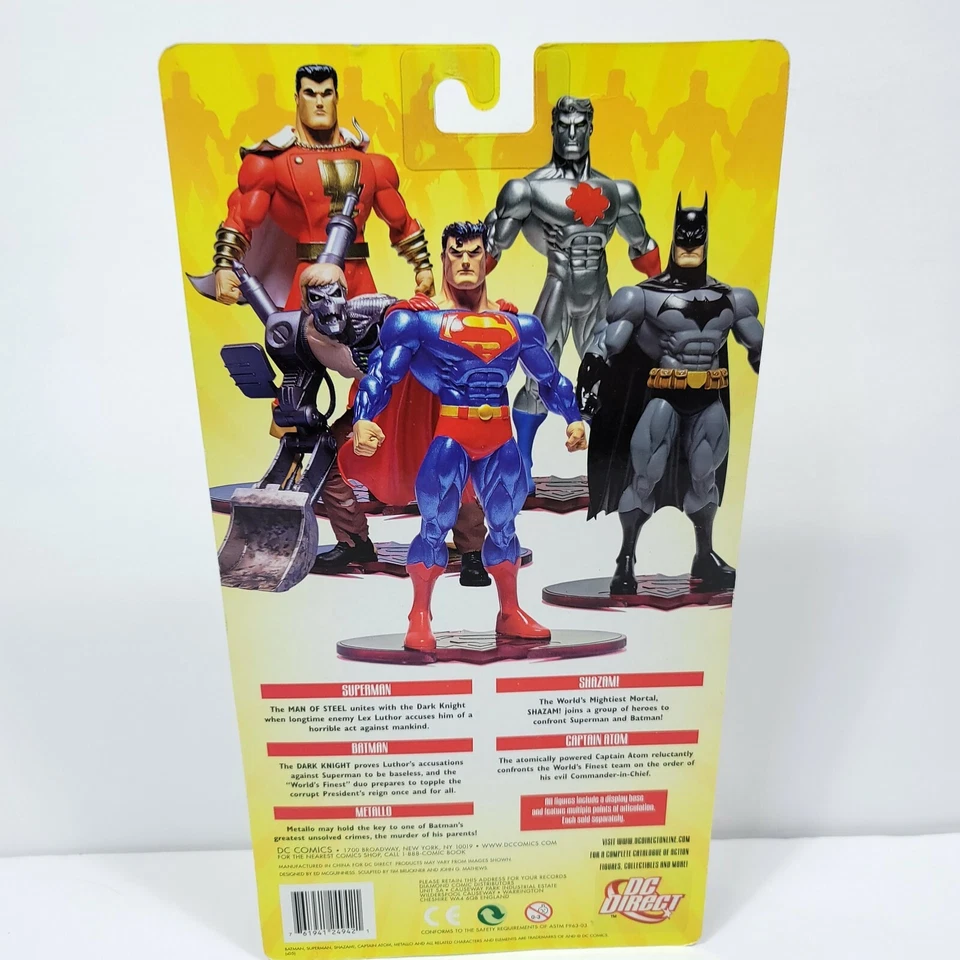 Captain Atom DC Direct Superman Batman Public Enemies 6.5" Action Figure 2005 - Image 4 of 4