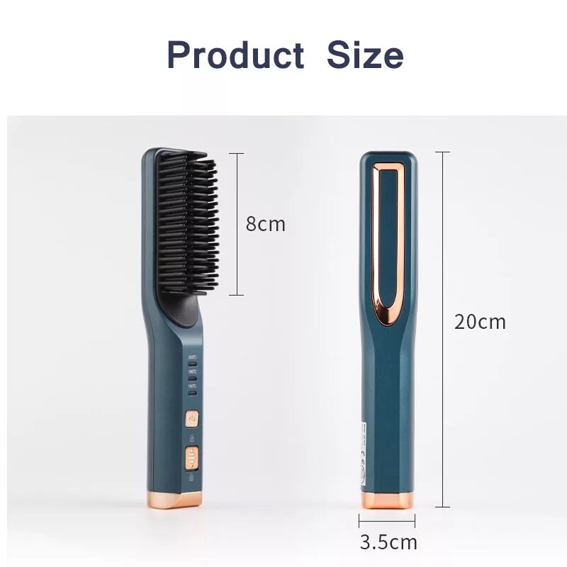 USB Wireless Charging Mini Portable Hair Straighter With Power Bank Option