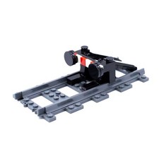 LEGO Kozioł oporowy Obrona buforowa - LEGO Kolej Dworzec Szyny Tor Zestaw buforowy