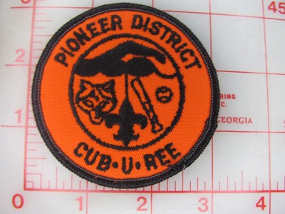 Santa Clara County Council collectible Pioneer District CUB-O-REE patch (bZ)