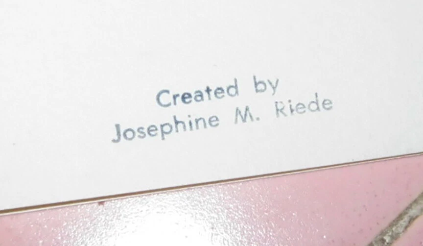 Lot 9 Handmade Note Cards Riede Bonnet Girls Dog Hand Painted Fabric Greeting  - Image 3 of 4