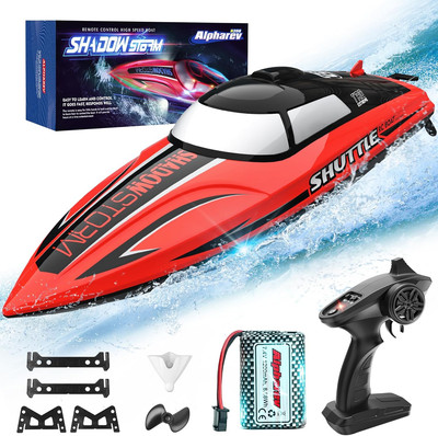 RC Boat - R208 20+ MPH Fast Remote Control Boat for Pool & Lake, 2.4Ghz RC Boats