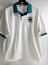 Jerzees Knit ARKANSAS FARM SERVICE AGENCY Polo Golf Shirt SZ LARGE MADE IN USA