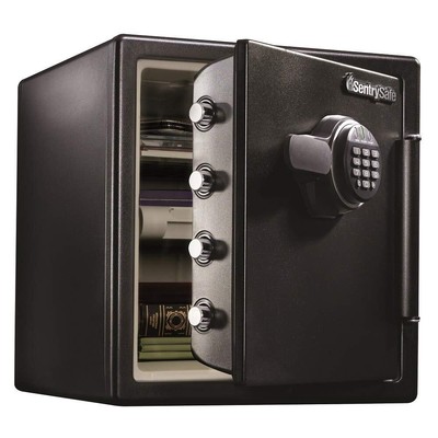 SentrySafe Fireproof and Waterproof Black Steel Home Safe with Digital Keypad...